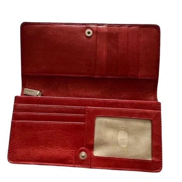 Hobo International Red Leather Wallet - Picture 2 of 7